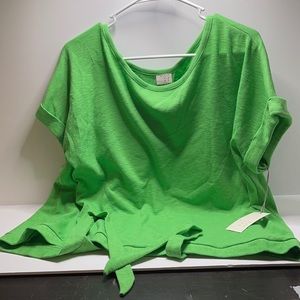 New a.n.d eawy xl green cap sleeve sweater